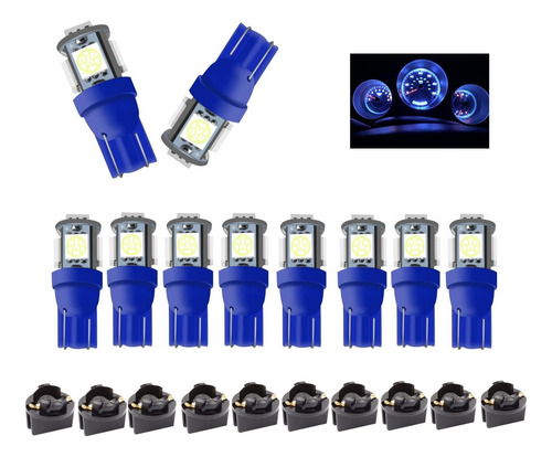 Moaewn 194 Bulbo Led, Ice Blue T10 168 2825 161 5050-5smd Bu