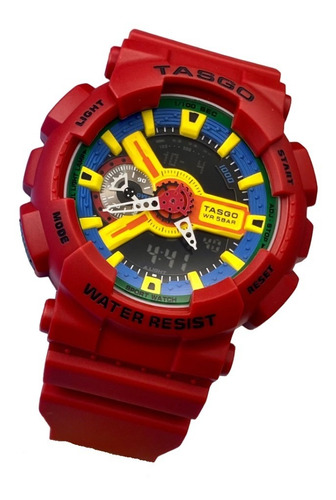 Reloj Tasgo Unisex Sumergible Doble Hora Sumergible + Envio