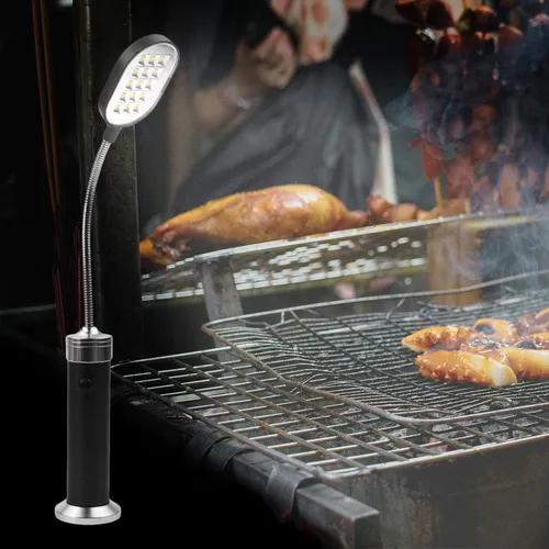 Lámpara De Parrilla Con Diseño Innovador Para Asados Negro