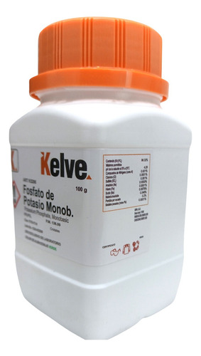 Fosfato De Potasio Monobasico R. A. De 100 G Kelve K5206