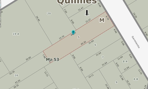 Imagen 1 de 1 de Lote En Venta En Quilmes Centro