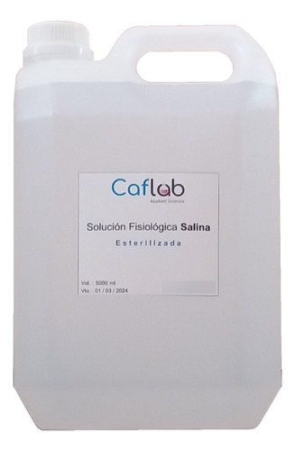 Solucion Salina X 5 Litros Laboratorio Caflab 