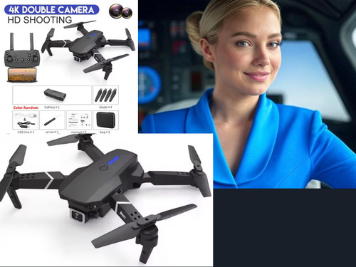 Dron 4k Hd 1088sin Escobillas Gran Angular Pro Flujo Óptico