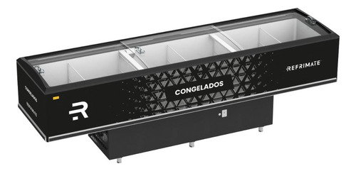Expositor Ilha Top 800l Semicurvo 3m Eivt3000 127v Refrimate