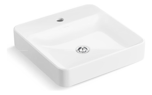 Cuba De Apoio Quadrada Vox C/ Mesa Louça 1 Furo 42x42 Kohler