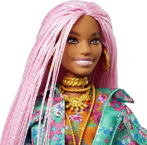 Barbie Muñeca Extra #10 En Juego De Chaqueta Y Jogger, Nueva