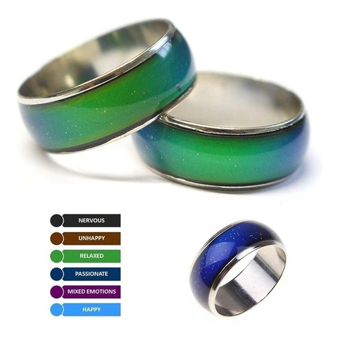  Anillos Cambiante De Color En Estado De Ánimo Temperatura 