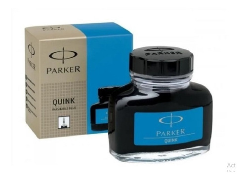 Tinta Parker Para Lapicera Quink Azul Lav./negro/azul Neg