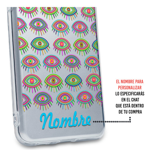 Funda Para Huawei Ojo Turco Personalizada Con Tu Nombre