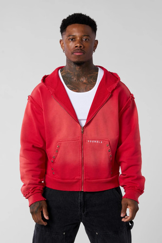 Youngla Sudadera Deconstruida Terry Original !!!