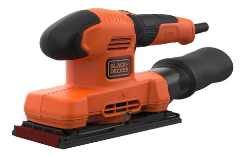 Lijadora Orbital 150w Hoja 1/3 Bew220 Black Decker Color Naranja Oscuro