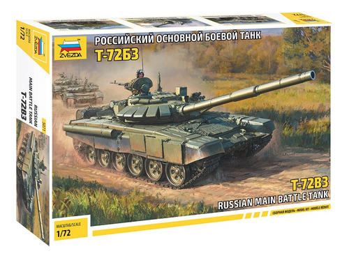 Tanque Principal Sovietico -t-72b3 -zvezda 5071 - 1:72