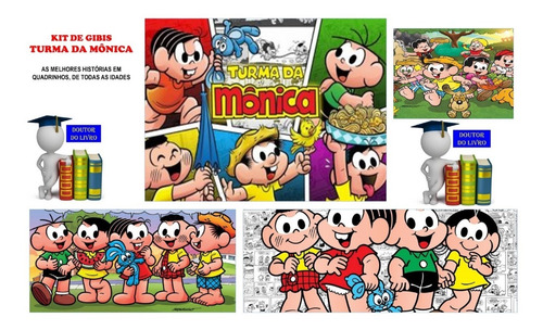 Turma Da Mônica 50 Gibis Sem Repetição Novos