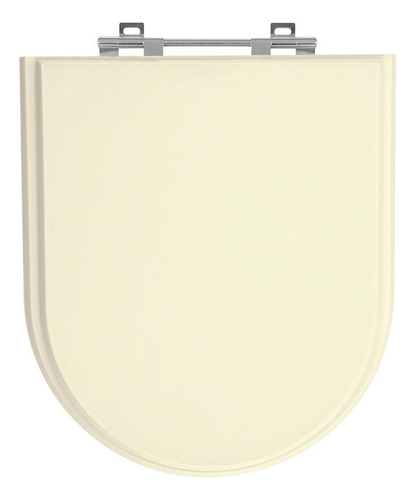 Assento Laqueado Duomo Plus Creme Tampa Para Vaso Deca Mdf