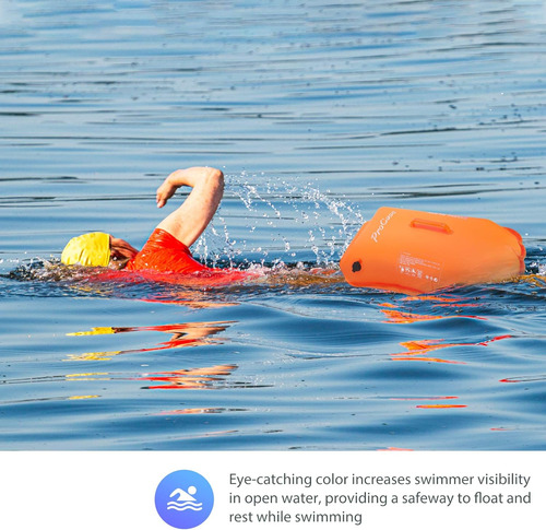 Mochila Boya De Natación, 35 L, Flotador De Seguridad ...