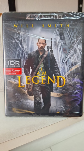 4k Ultra Hd + Blu-ray I Am Legend / Soy Leyenda