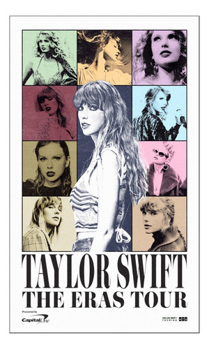 Poster Taylor Swift 25x40cm Decorar Quarto -- Eras Tour Show