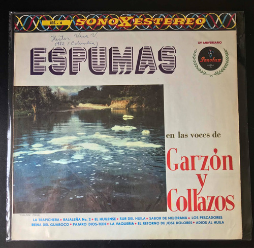 Vinilo Garzon Y Collazos Espumas Che Discos