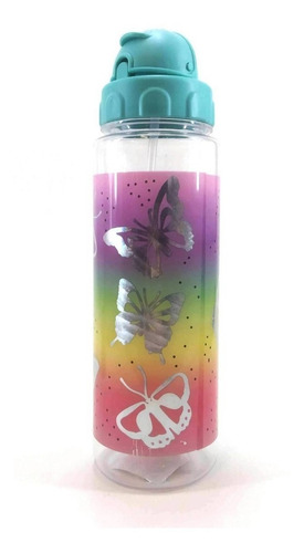 Imagen 3 de 10 de Botella Agua Skora 550ml Gym Con Pico Rebatible Tapa Rosca