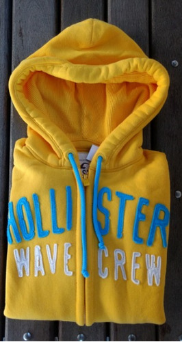 moletom hollister amarelo