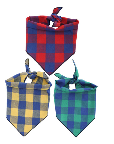 Bandana Lavable Para Mascotas, 3 Piezas, Toalla De Saliva Pa