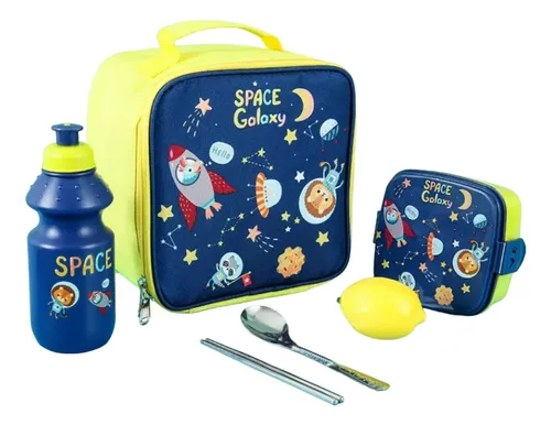 comprar Kit Infantil Lonchera Escolar + Botilito + Maleta Termica