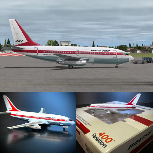 # Wwz 1/400 Avión Aviones Metal B737-200 Boeing Corporation 