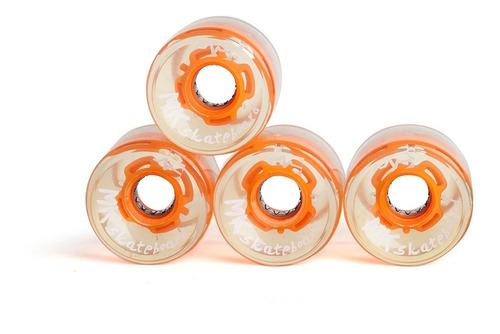 Ruedas Skate Longboard Mk 60mm X 45mm Con Luces Led 