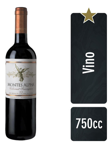 Vino Montes Alpha Cabernet Sauvignon 750cc 1 Unidad