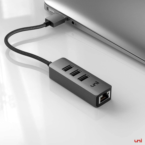 Cable Adaptador 3 Puertos Usb 3.0 A Ethernet Macbook iMac