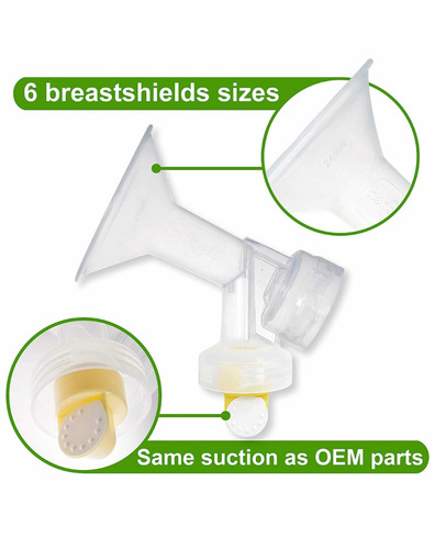 Imagen 5 de 12 de Repuesto De 02 Copas O Conos Para Extractor Medela