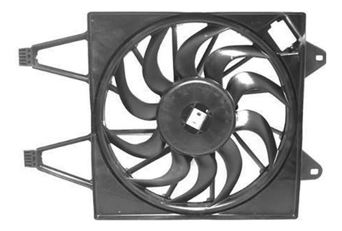 Electroventilador Compatible Con Fiat Uno Evo 1.4 8v Evo