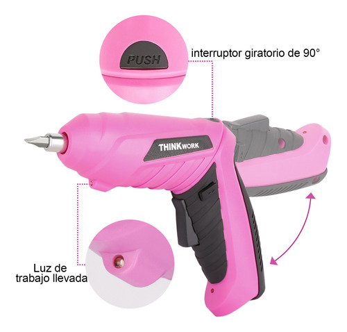Set de herramientas Thinkwork TW6025 122 piezas con bolso transportador