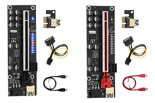 2 Tarjetas Pcie Pcie Riser V011pro Pci Express, 1 A 16 Unida