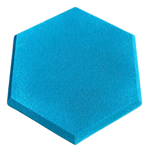 Espuma Acústica Hexagonal Colorida 30cm X 2cm 90 Pçs