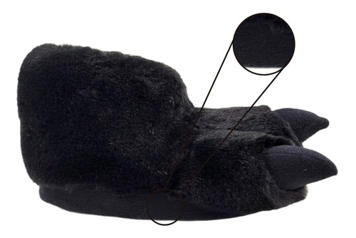 Pantuflas Garra Negra Unisex Cómodas Y Modernas