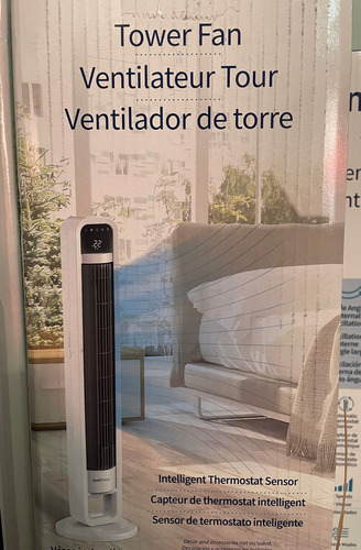 Ventilador De Torre Omnibreeze 4 Velocidades Control Remoto