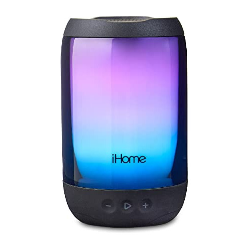 Ihome Altavoz Bluetooth Impermeable Con Luces, Altavoz Portá