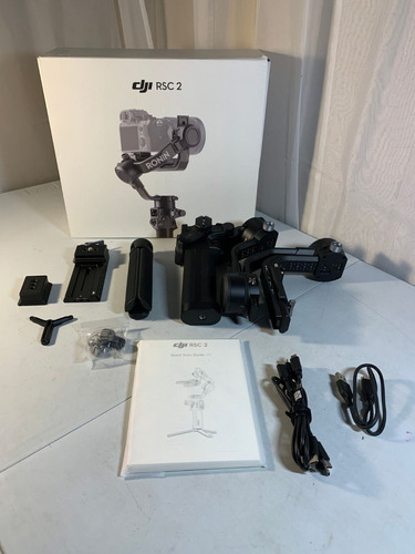 Dji Rsc 2 Pro Black Foldable Professional 3-axis Camera Swa