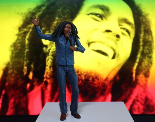 Figura Bob Marley Cantante Reggae Leyenda Jah Rastafari 18cm