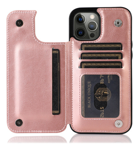 Sjk- Funda Delgada De Piel Con Tarjetero De Lujo For