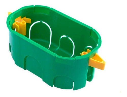 Caja de paso de PVC incrustada Tigre 4x2 para paneles de yeso