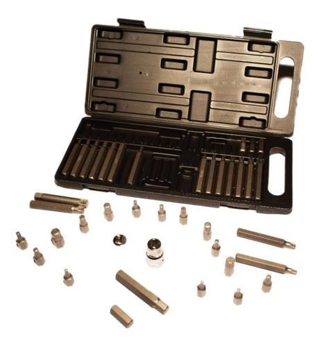 Juego 40 Piezas Puntas Torx Allen Multiestria Profesional