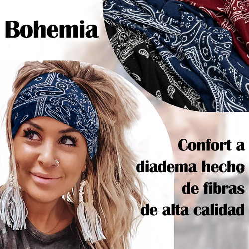 4pcs Bandas Para Cabello Cabeza Diademas Deportiva Elásticas