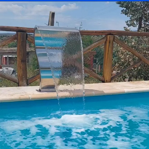 Cascada De Acero Inoxidable Para Piscina O Pileta