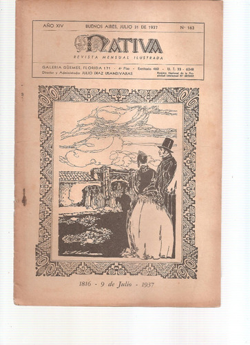 Revista Nativa Nº 163 Julio 1937 - Sin Tapa