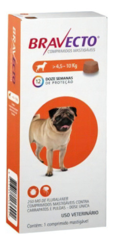 Bravecto Perros Antipulgas Y Garrapatas 4.5-10 Kg