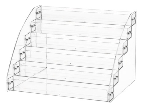 Soporte Acrílico Para Tarjetas De Visita, 6 Niveles