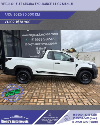 Fiat Strada 1.4 Endurance Cab. Cs Plus Flex 2p