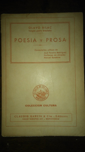 Poesía Y Prosa / Olavo Bilac 